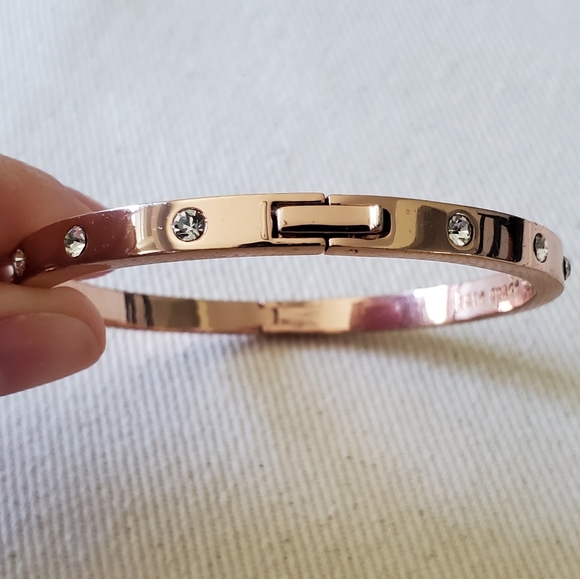 Kate Spade rose gold rhinestone bracelet - Picture 4 of 5